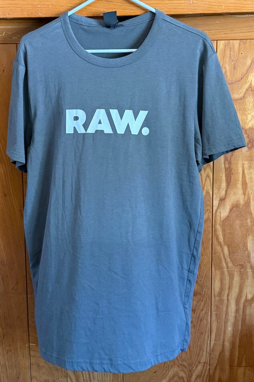 NWT G-Star RAW Holorn Graphic T-Shirt Gray Size L